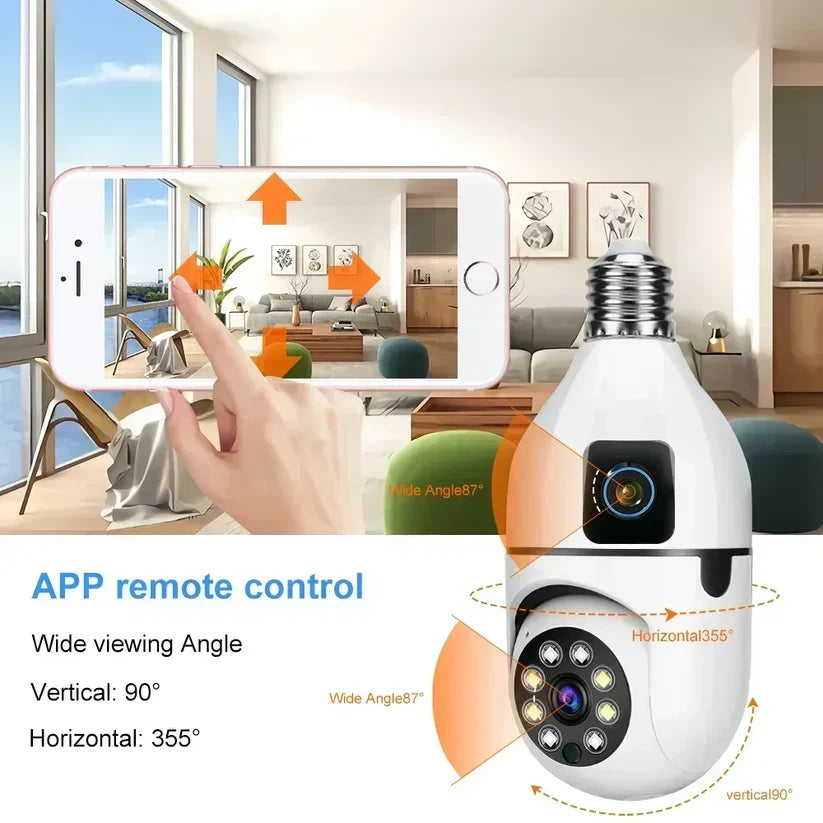 CAMERA DE SURVEILLANCE à AMPOULE