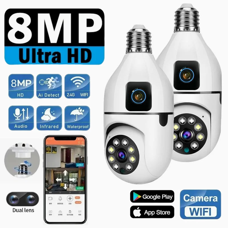 CAMERA DE SURVEILLANCE à AMPOULE
