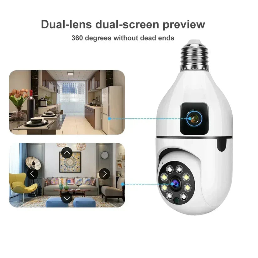 CAMERA DE SURVEILLANCE à AMPOULE